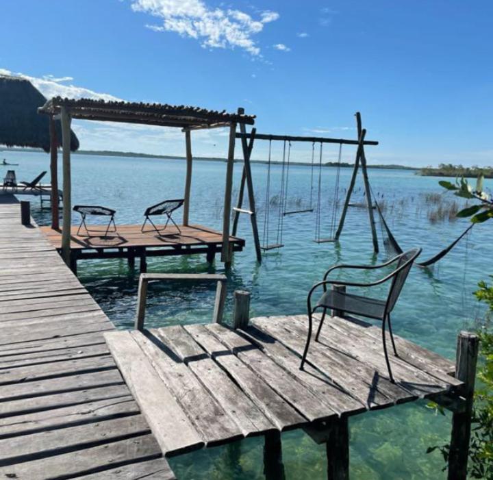 Bego's Lagoon House. Free Kayaks And Bikes Bacalar