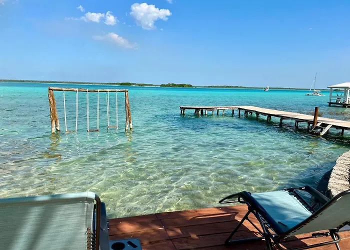 Depto con 3 habitaciones a orilla de la Laguna de Bacalar