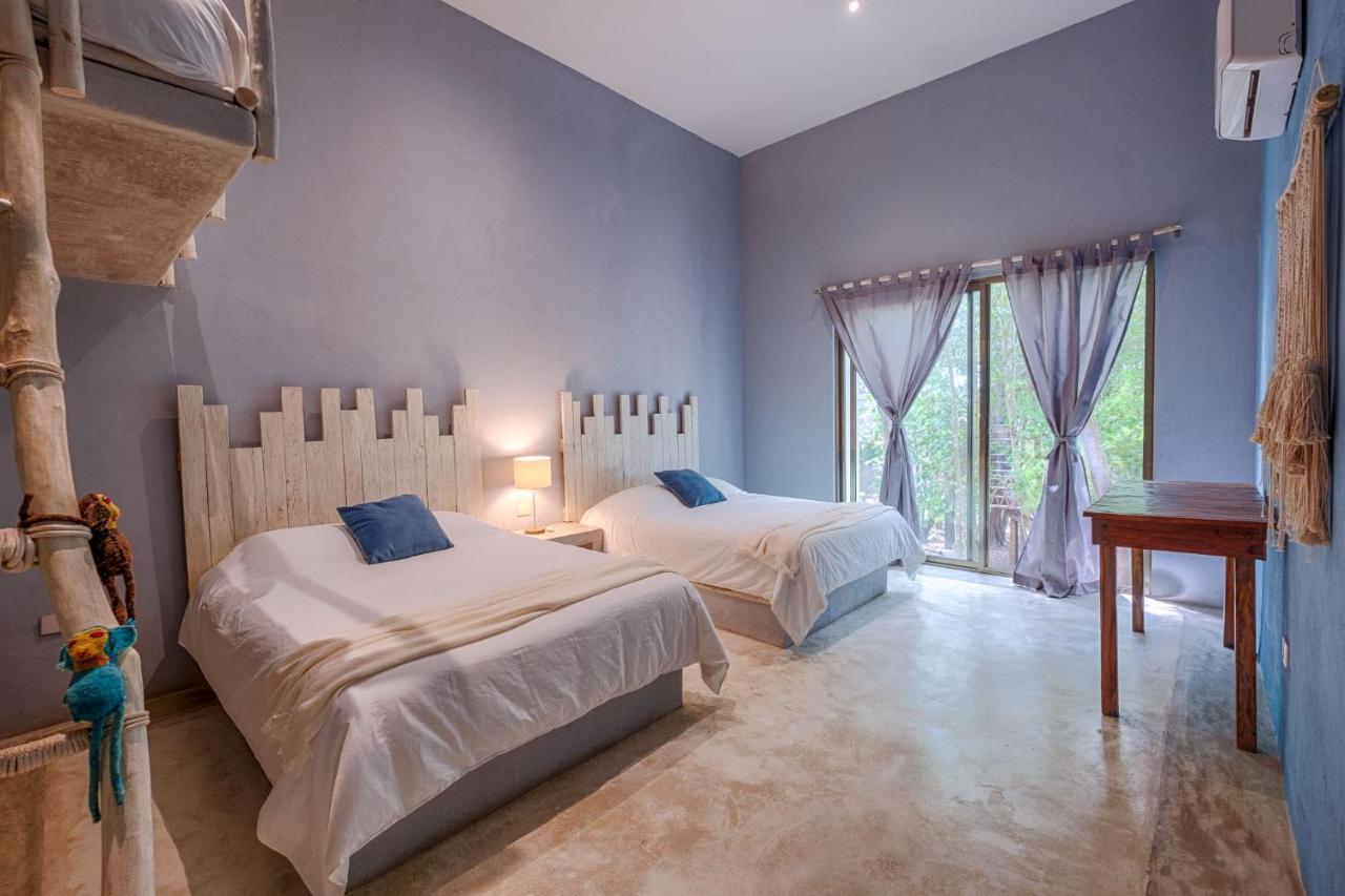 Santuario Sol Lagoon Front 24 Pax 6 Br Cuartos * Bacalar