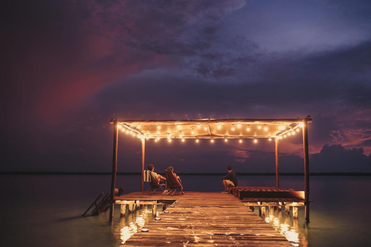 Casa Lole Amazing Views, Rooftop, Jacuzzi, Terrace And Private Pier Bacalar
