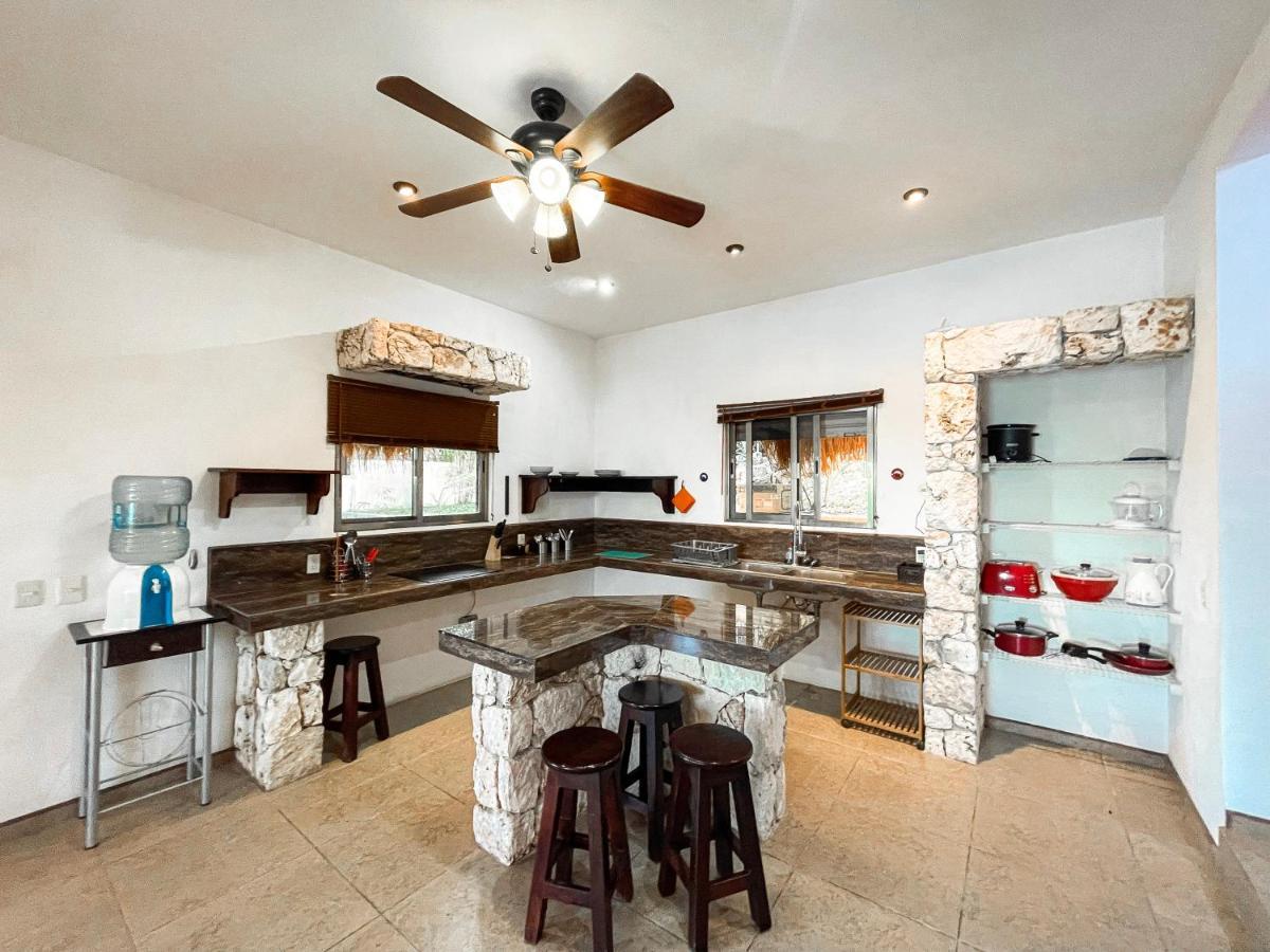 Villa Serenity Cove Lagoon Front Bacalar