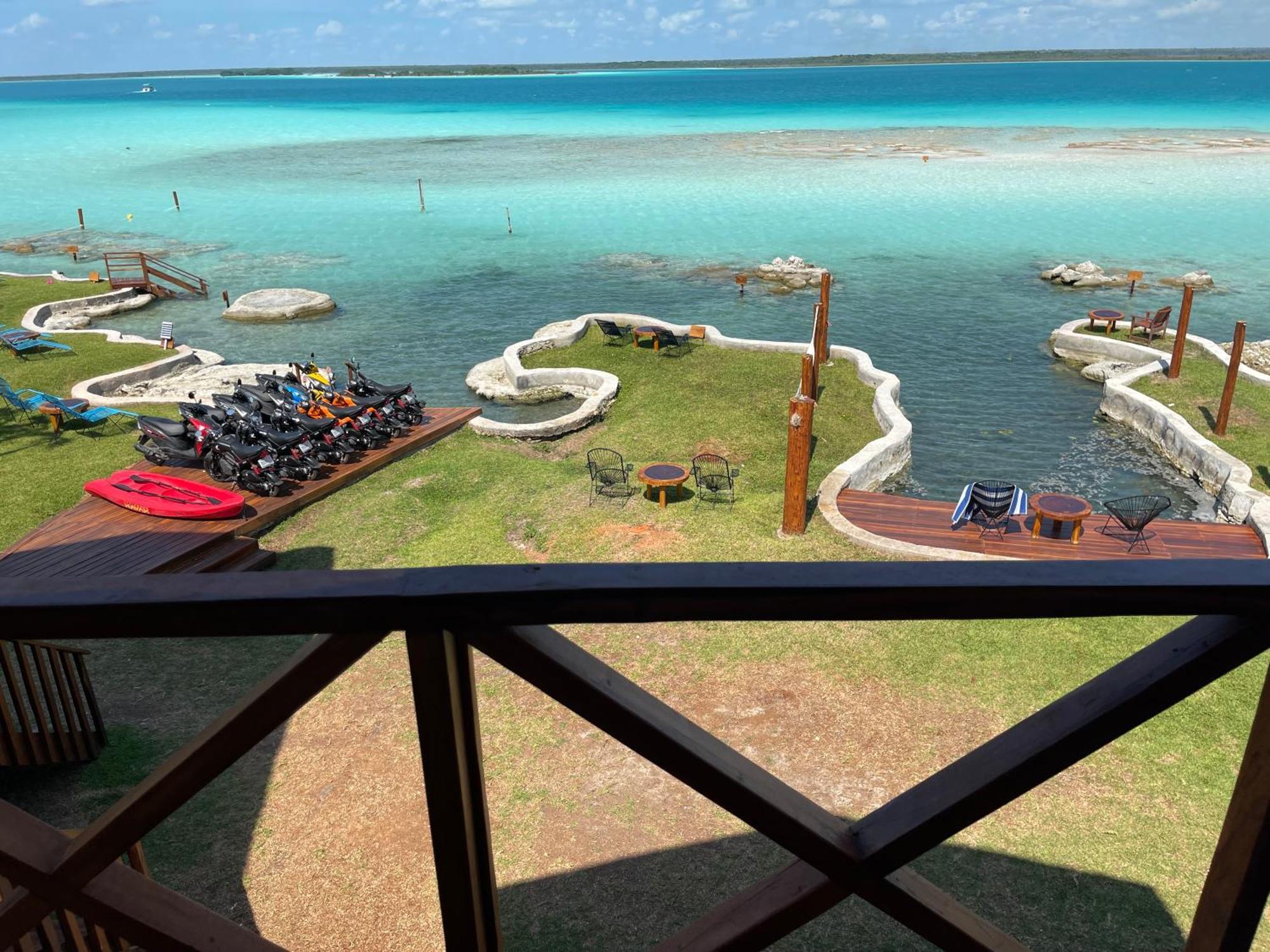 Blue Caribe Front Lagoon Bacalar