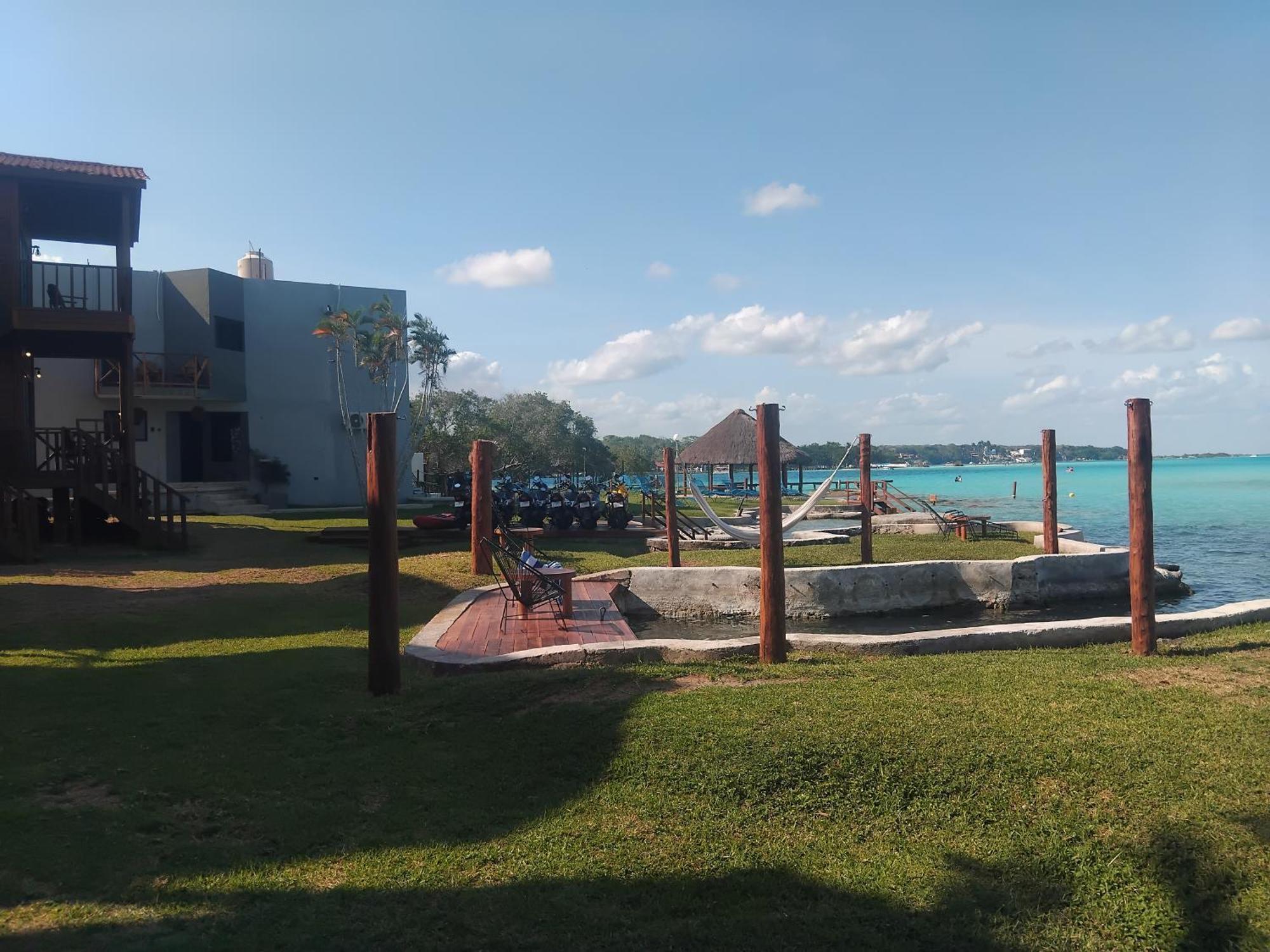 Blue Caribe Front Lagoon Bacalar