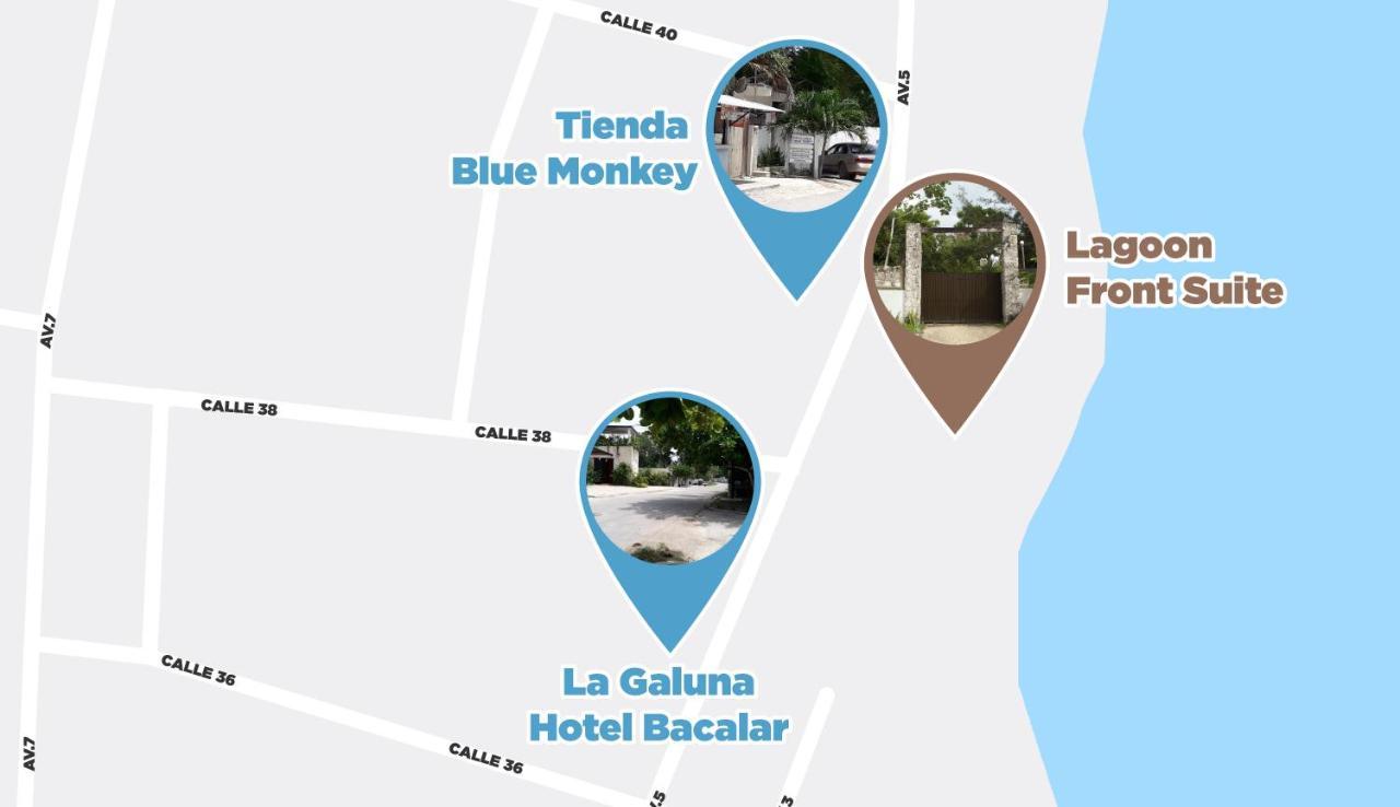 Lagoon Front Suite: Bikes And Kayaks! Bacalar